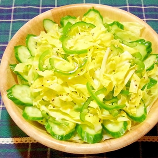 春キャベツといろいろ野菜のグリーンサラダ